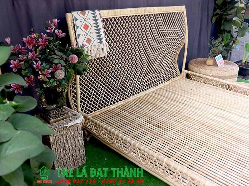 Giường Mây Tre Đan - GM005